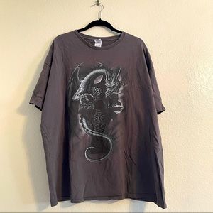 Vintage Dragon Tee Men’s 3XL Cross graphic T-shirt